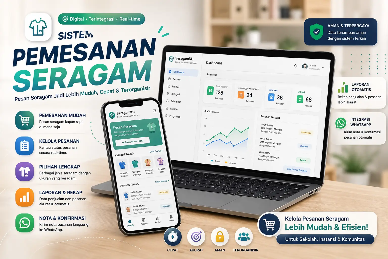 Sistem Pemesanan Seragam